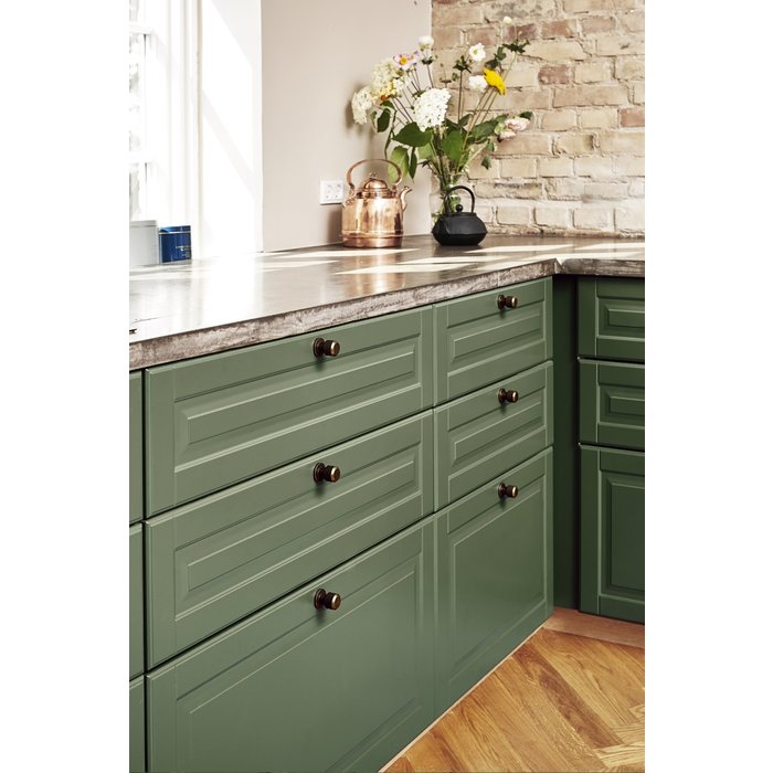 Furnipart Furnipart Möbelknopf MANOR Kreuzschliff Ø 25 mm Altmessing