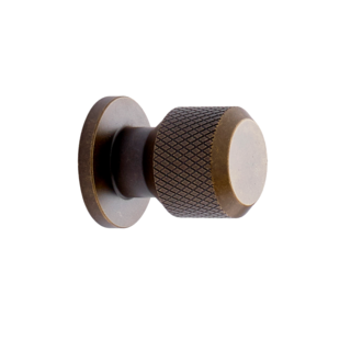 Furnipart Meubelknop MANOR-Round kruislings geslepen Ø 25 mm antiek messing