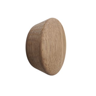 Furnipart Eikenhouten meubelknop BERET Ø 45mm bruin
