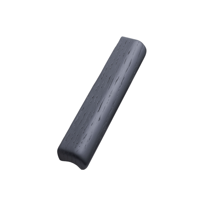 Furnipart Schwarzer Furnipart möbelgriff GLOVE mit Achsabstand 160 mm aus Holz