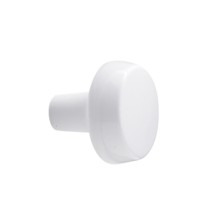 Furnipart Runder Möbelknopf AUTUMN Ø 28 mm Weiß