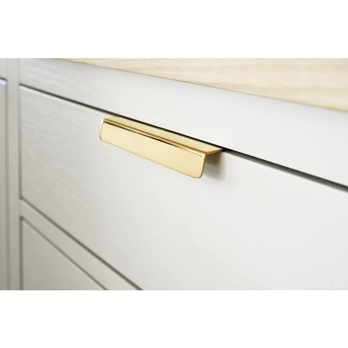 Furnipart Furnipart furniture handle PATINA center distance 96 mm polished brass