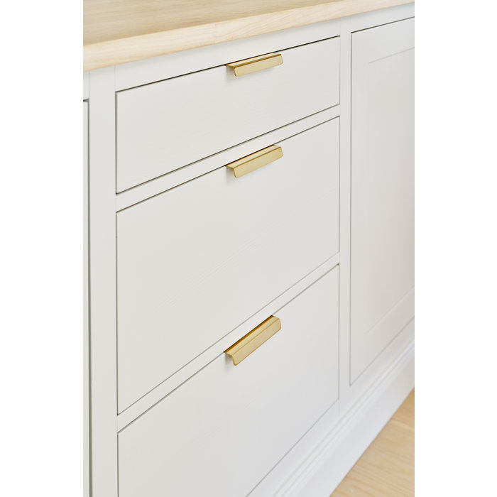 Furnipart Poignée de meuble Furnipart PATINA entraxe 96 mm laiton poli