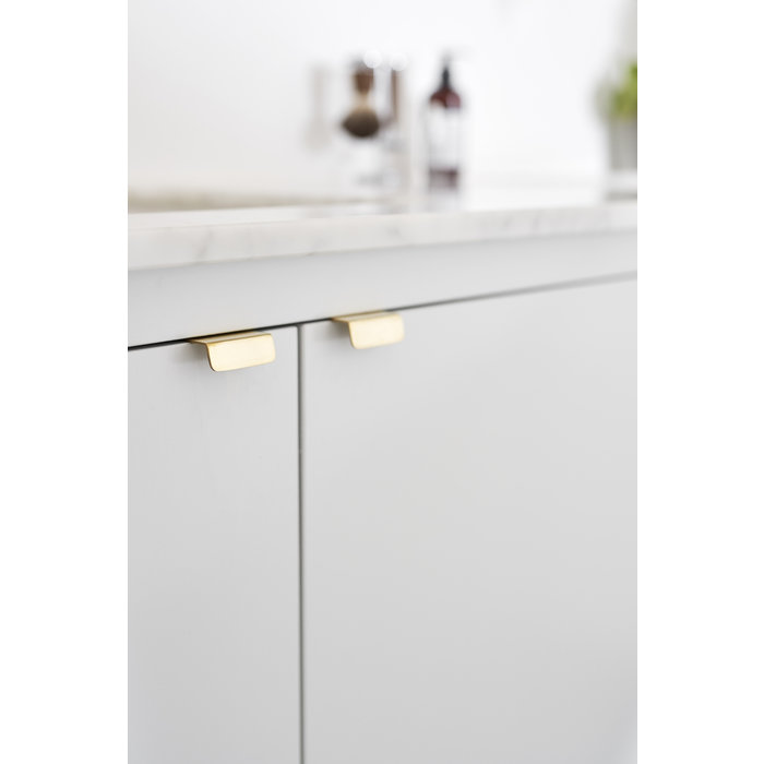 Furnipart Poignée de meuble Furnipart PATINA entraxe 30 mm laiton poli