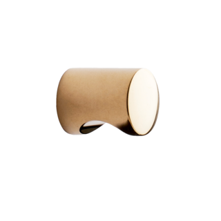 Furnipart Runder Möbelknopf TUMBLER Ø 21 mm Messing - Copy