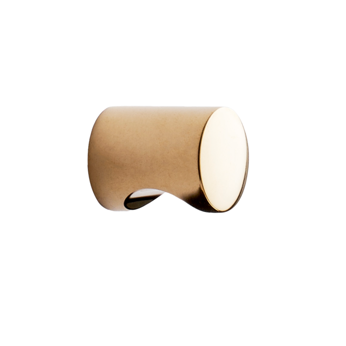 Furnipart Bouton de meuble Furnipart TUMBLER Ø 21 mm Laiton poli - Copy