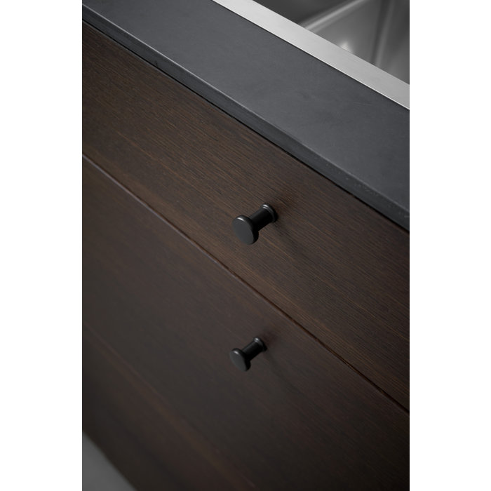 Furnipart Furnipart möbelknopf GATE Round schwarz