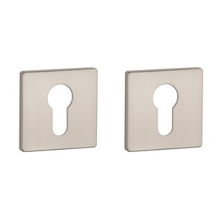 Aprile Plaques cylindriques Aprile carrées 52x52x5mm Nickel mat