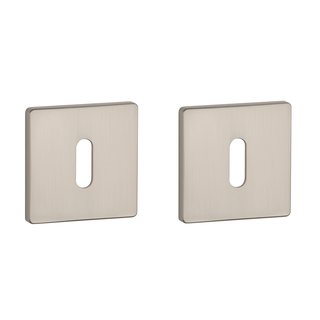 Aprile Porte-clés Aprile carré 52x52x5mm Nickel mat