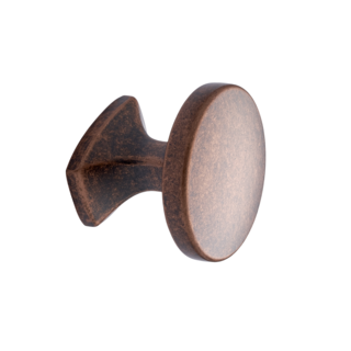 Furnipart Meubelknop CLASSIC Rond Antiek koper