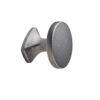 Furnipart Meubelknop CLASSIC Rond Antiek grijs