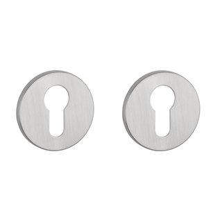 Aprile Aprile Zylinderplatten rund Ø 52x5mm Chrom gebürstet