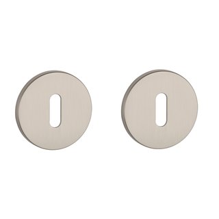 Aprile Aprile Schlüsselschilder rund Ø 52x5mm Nickel matt