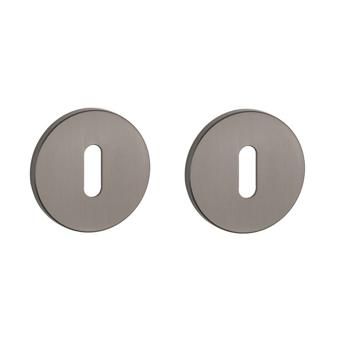 Aprile Paar Aprile ronde sleutelplaatjes Ø 52x5mm Grafiet