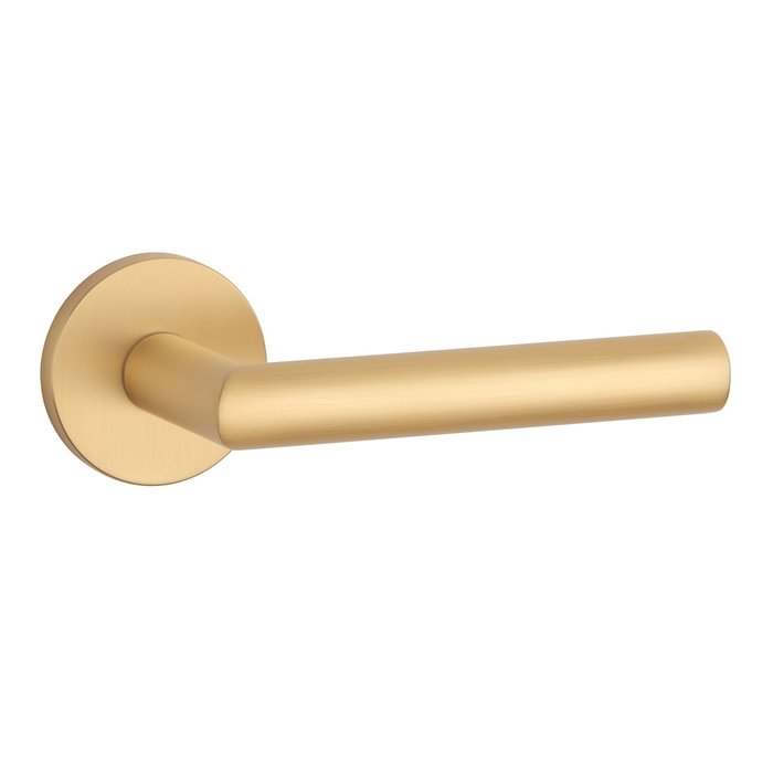 Aprile Solid Aprile door handles ARABIS matt gold Ø 53x7 mm