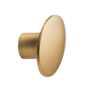 Furnipart Möbelknopf DOME oval Messing gebürstet