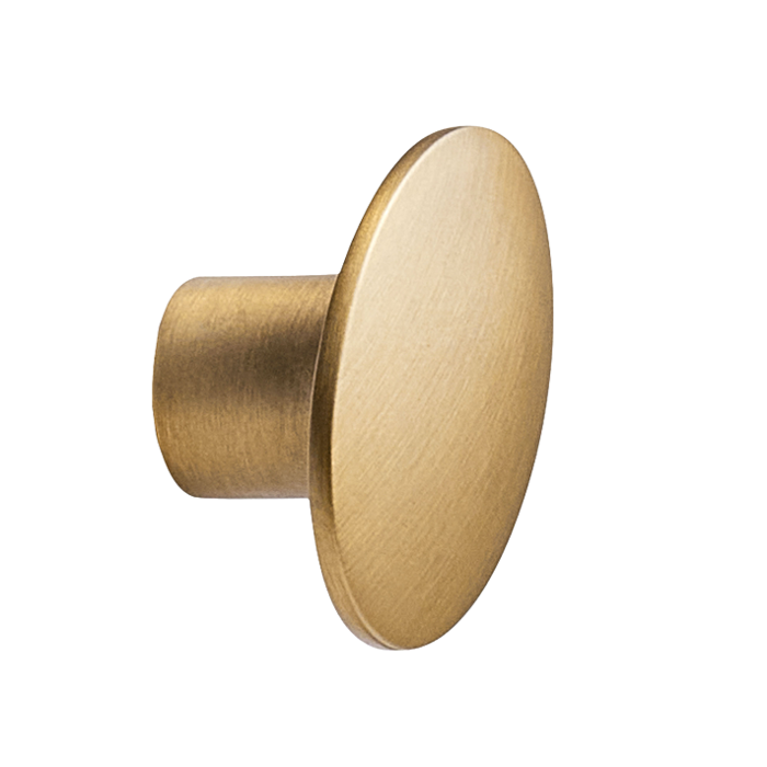 Furnipart Furnipart meubelknop DOME ovaal geborsteld messing