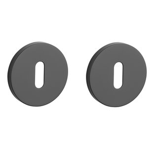 STILE Black STILE key plates round Ø 53x7mm