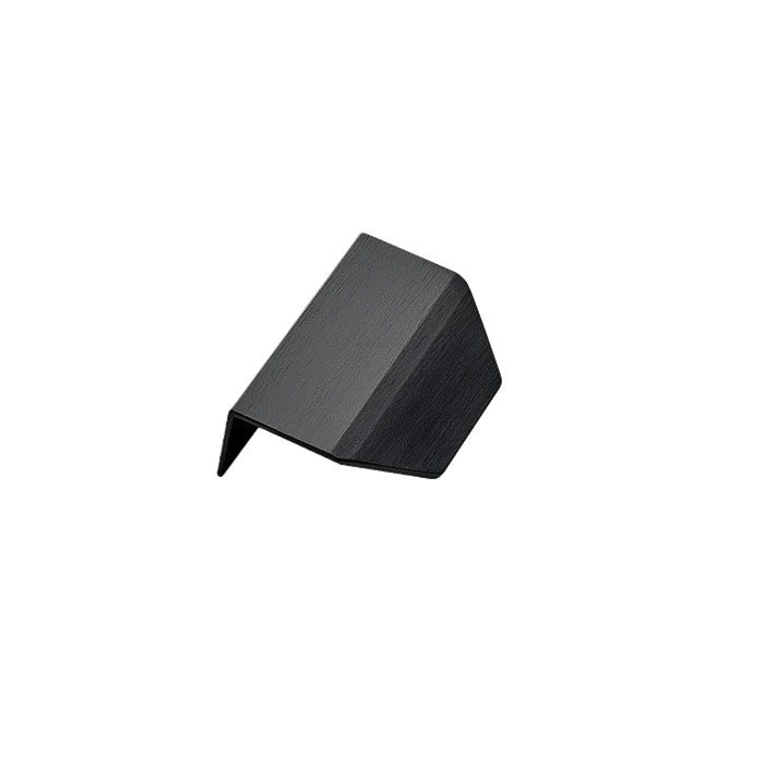 Furnipart Furnipart poignée d'angle BLAZE noir mat L=60 mm