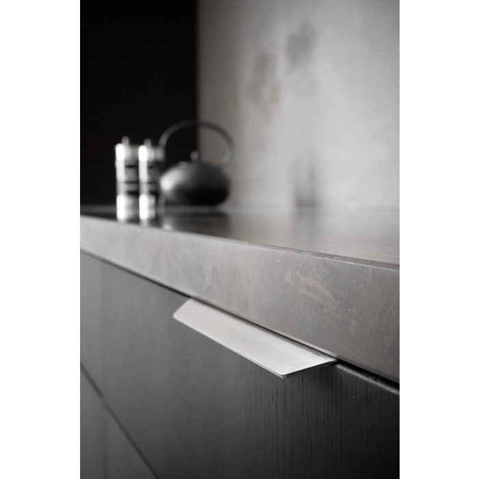 Furnipart Furnipart poignée d'angle BLAZE aspect inox L= 200 mm