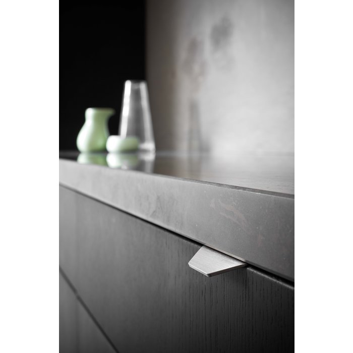 Furnipart Furnipart corner handle BLAZE stainless steel look L= 60 mm