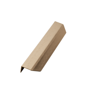 Furnipart Poignée d'angle BLAZE laiton brossé L= 200 mm