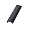 Furnipart Poignée d'angle EDGE STRAIGHT noir mat