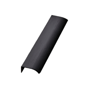 Furnipart Corner handle EDGE STRAIGHT matt black