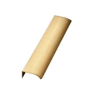 Furnipart Poignée d'angle EDGE STRAIGHT laiton brossé