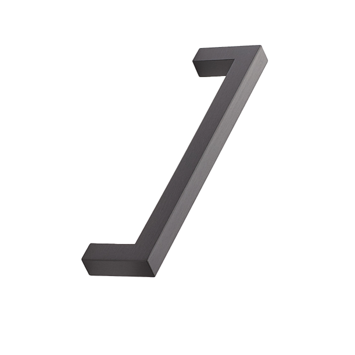 Furnipart Poignée de meuble Furnipart noir mat SQUARE carré 128 mm