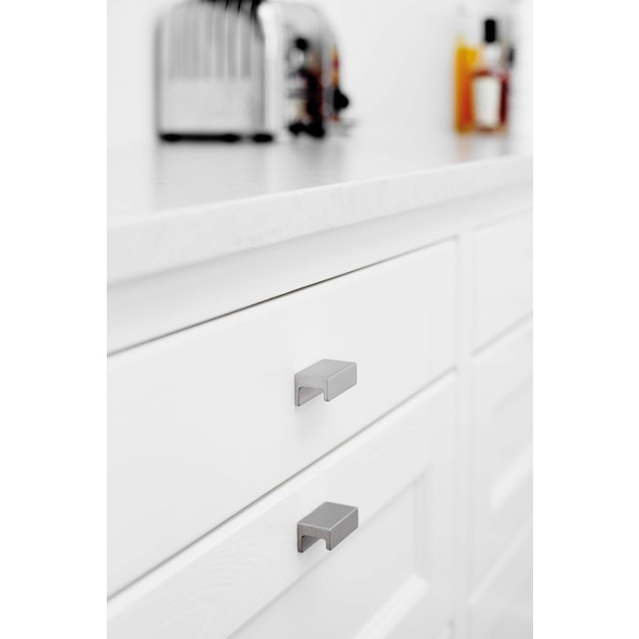 Furnipart Furnipart möbelgriff STATION 32 mm Edelstahloptik