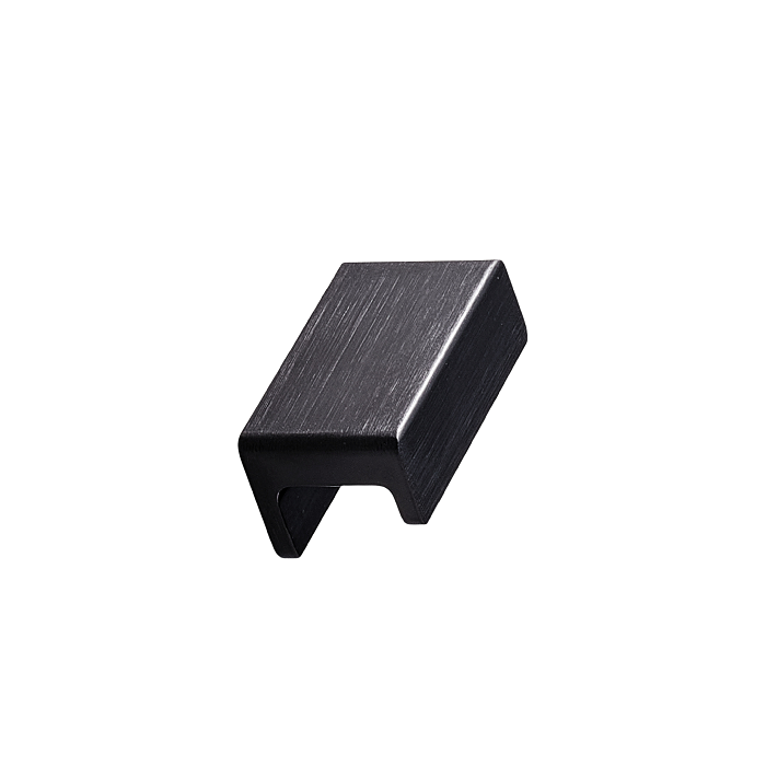 Furnipart Mattschwarz Furnipart möbelgriff STATION 32 mm gebürstet