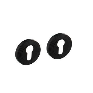 Intersteel Schwarze verdeckte Zylinderplatten mit Intersteel-Nocken