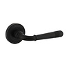 Intersteel Matt black Intersteel door handles Helena