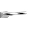 Aprile Aprile door handles LUPINA rectangular Chrome polished