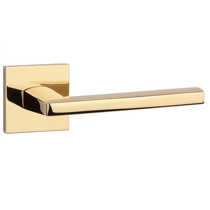 Aprile Massieve Aprile deurklinken PYROLA Goud PVD 53x53x7 mm