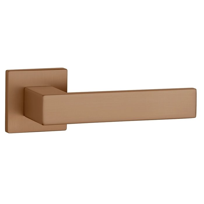 Aprile Solid Aprile door handles PINA in copper PVD square 52x52x7mm