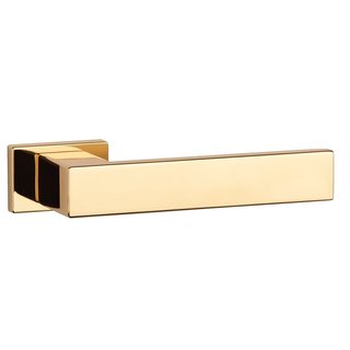 Aprile Aprile door handles PINA rectangular Gold polished
