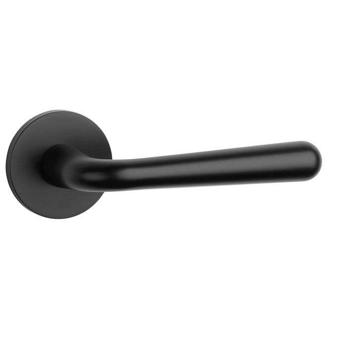 Aprile Poignées de porte Aprile noires pleines IRGA Ø 53x7 mm