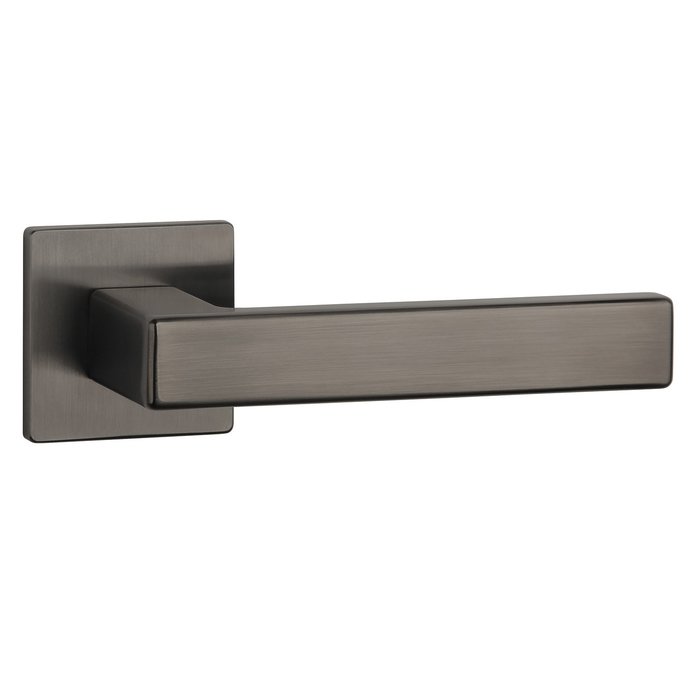 Aprile Poignées de porte solides Aprile TILIA carrées 52x52x5 mm PVD anthracite mat