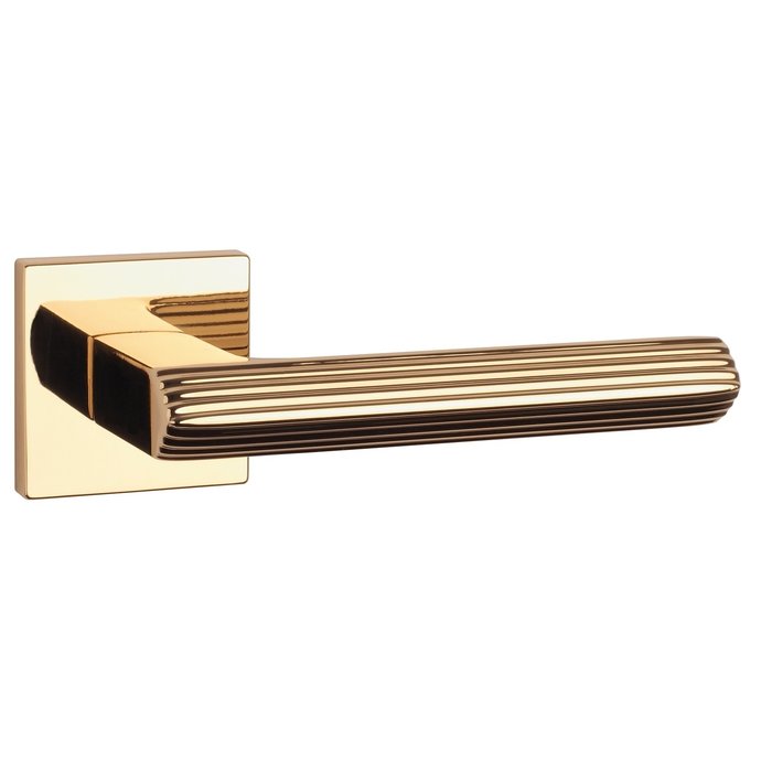 Aprile Solid Aprile door handles LARICE gold polished square 52x52x5mm