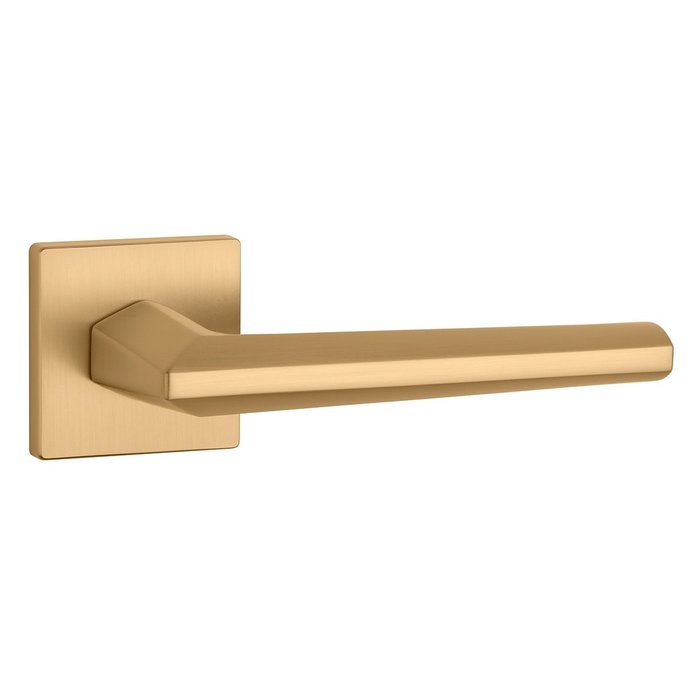 Aprile Solid Aprile door handles JASMINA matt gold square 52x52x7mm