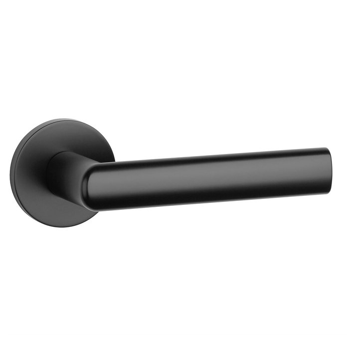 Aprile Schwarze massive Aprile-Türgriffe SILENA Ø 53x7 mm