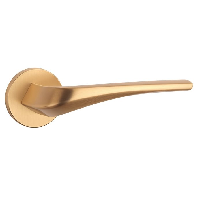 Aprile Solid Aprile door handles DALIA matt gold round Ø 52x7 mm