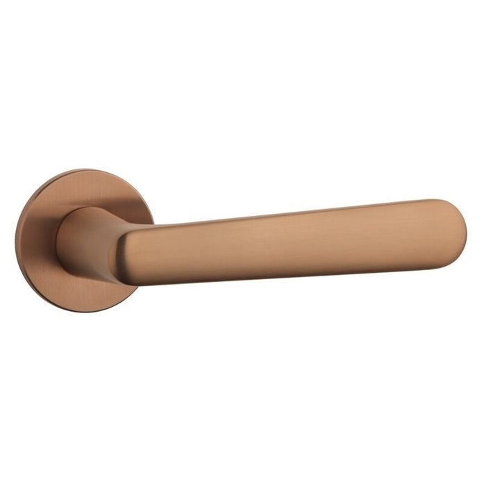 Aprile Poignées de porte solides Aprile ARIA cuivre mat rondes Ø 52x5 mm