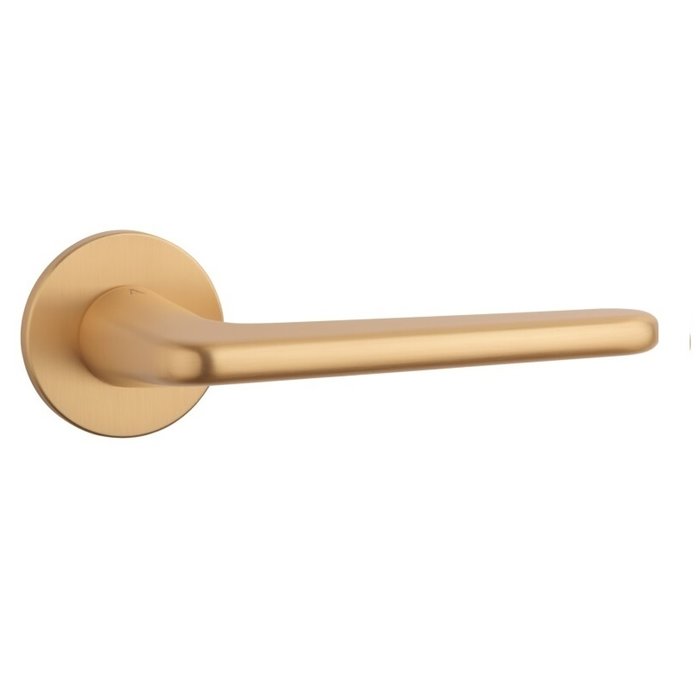 Aprile Massive Aprile Türgriffe LIRA mattgold rund Ø 52x5 mm