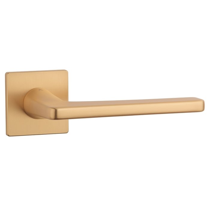 Aprile Solid Aprile door handles SETIA matt gold square 52x52x5mm
