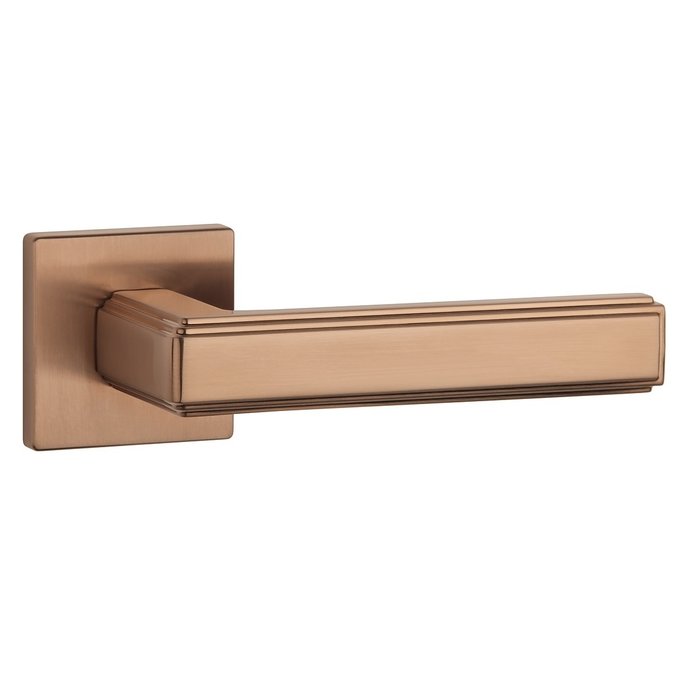 Aprile Massive Aprile Türgriffe RAFLESIA matt Kupfer PVD quadratisch 52x52x7mm