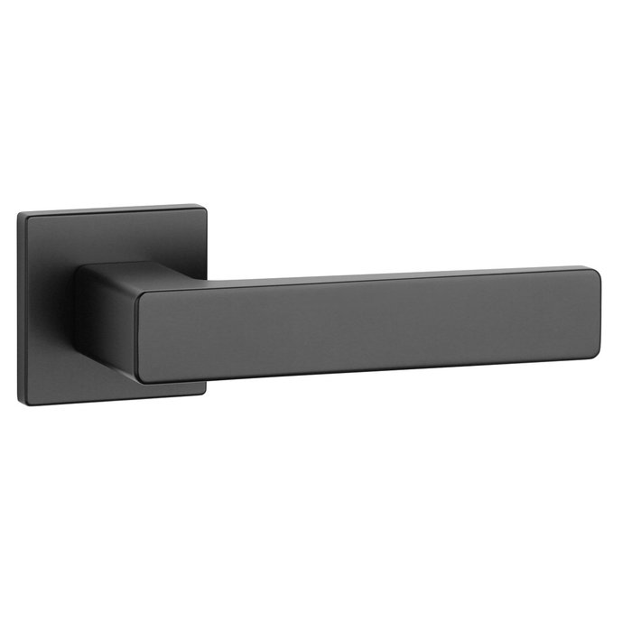 Aprile Solid black Aprile door handles ERICA square 52x52x7mm