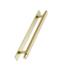 Furnipart Meubelgreep MANOR-Back kruislings geslepen 192 mm Goud